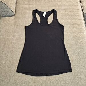 Yogalicious Black Basic Essential Neutral Yoga Athleisure Tank Top Size XS